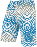 Zubaz NFL Z88 Zebra Short - Bold Team Color Fan Short