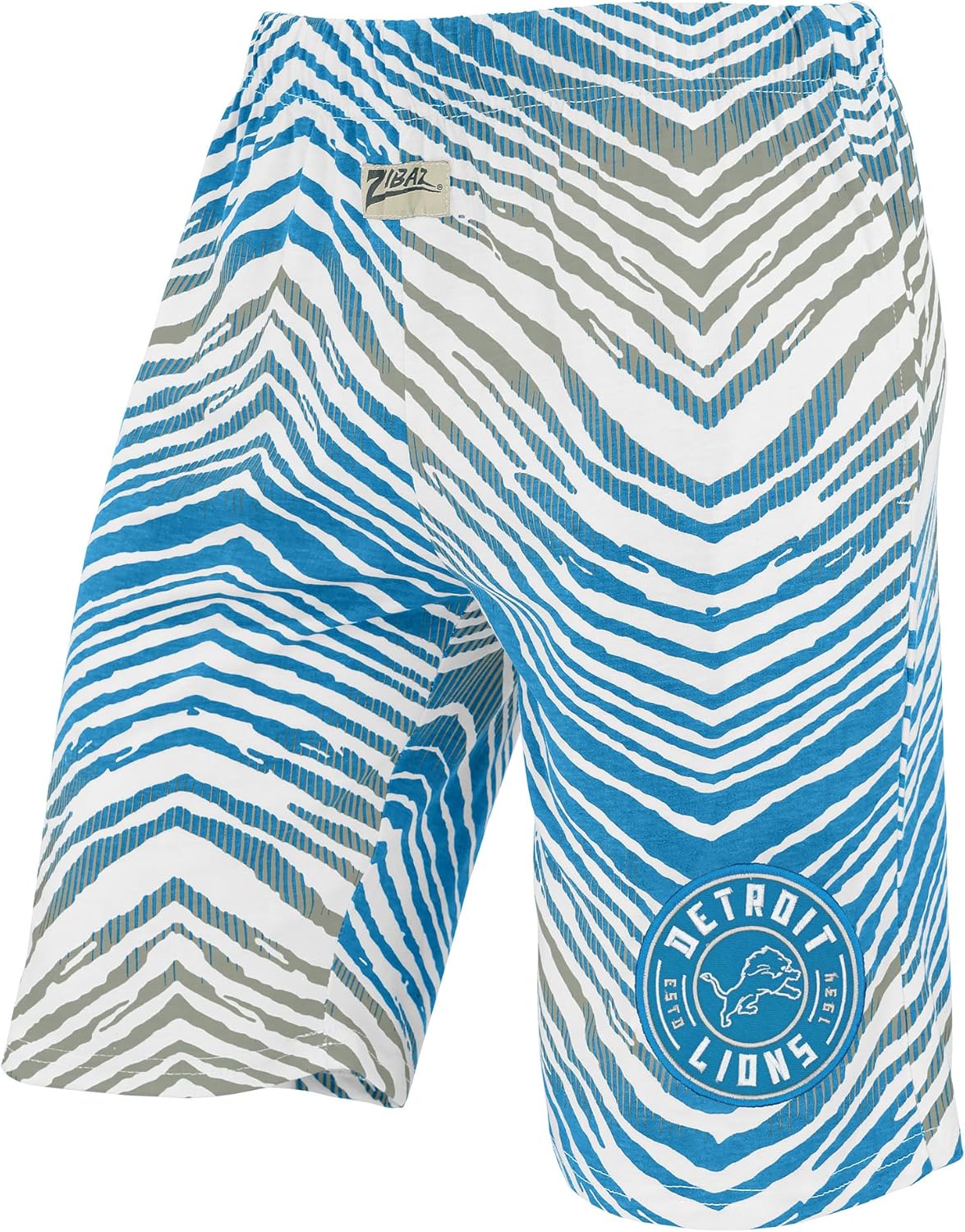 Zubaz NFL Adult Unisex Z88 Zebra Short for Casual Wear
