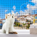 Cat Netting Balcony 10x20ft Steel Wire Reinforced - Pet Safety Net