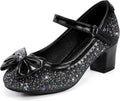 Princess Shoes High Heel Toddler Girls Dress Shoes - Sparkle Bowknot
