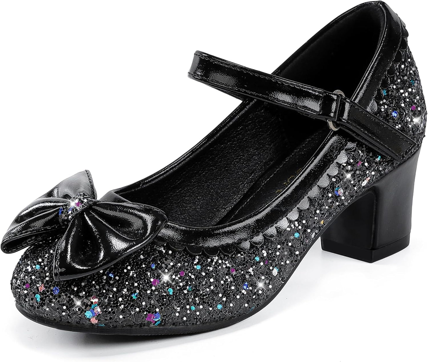 Princess Shoes High Heel Toddler Girls Dress Shoes with Bowknot