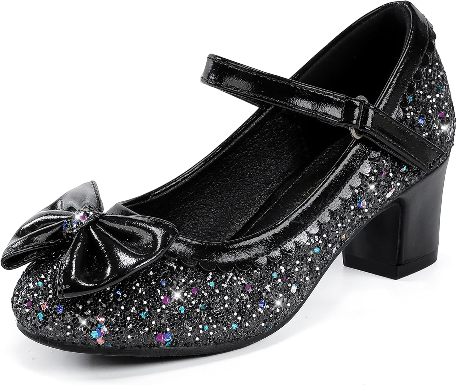 Princess Shoes High Heel Toddler Girls Dress Shoes with Bowknot