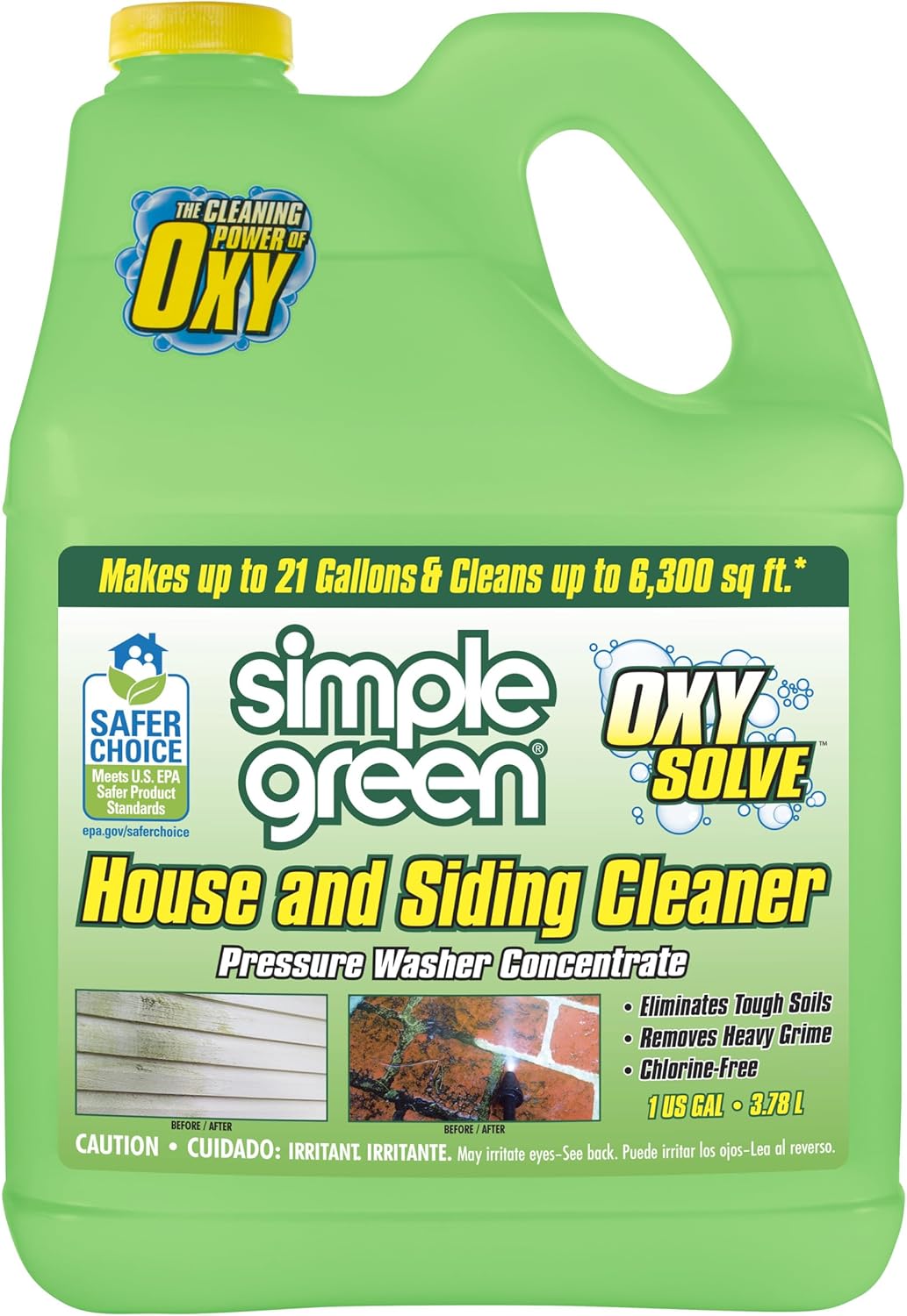 Oxy Solve Pressure Washer Cleaner - Banish Mold & Mildew Stains!