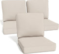Outdoor Chair Cushions 23 in x 24 in x 4 in Set of 3
