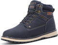 Mens Winter Snow Boots for Men - Warm Fur Lined Casual Booties