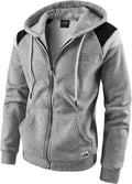 Men's Full Zip Fleece Hoodie for Stylish Warmth and Comfort