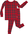 Toddler Two-Piece Pajama Set in Bamboo Viscose - Cozy Holiday PJs
