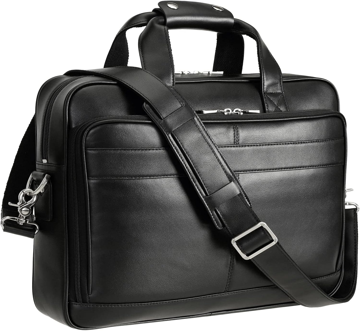 Polare Full Grain Leather Laptop Bag for Business Travel