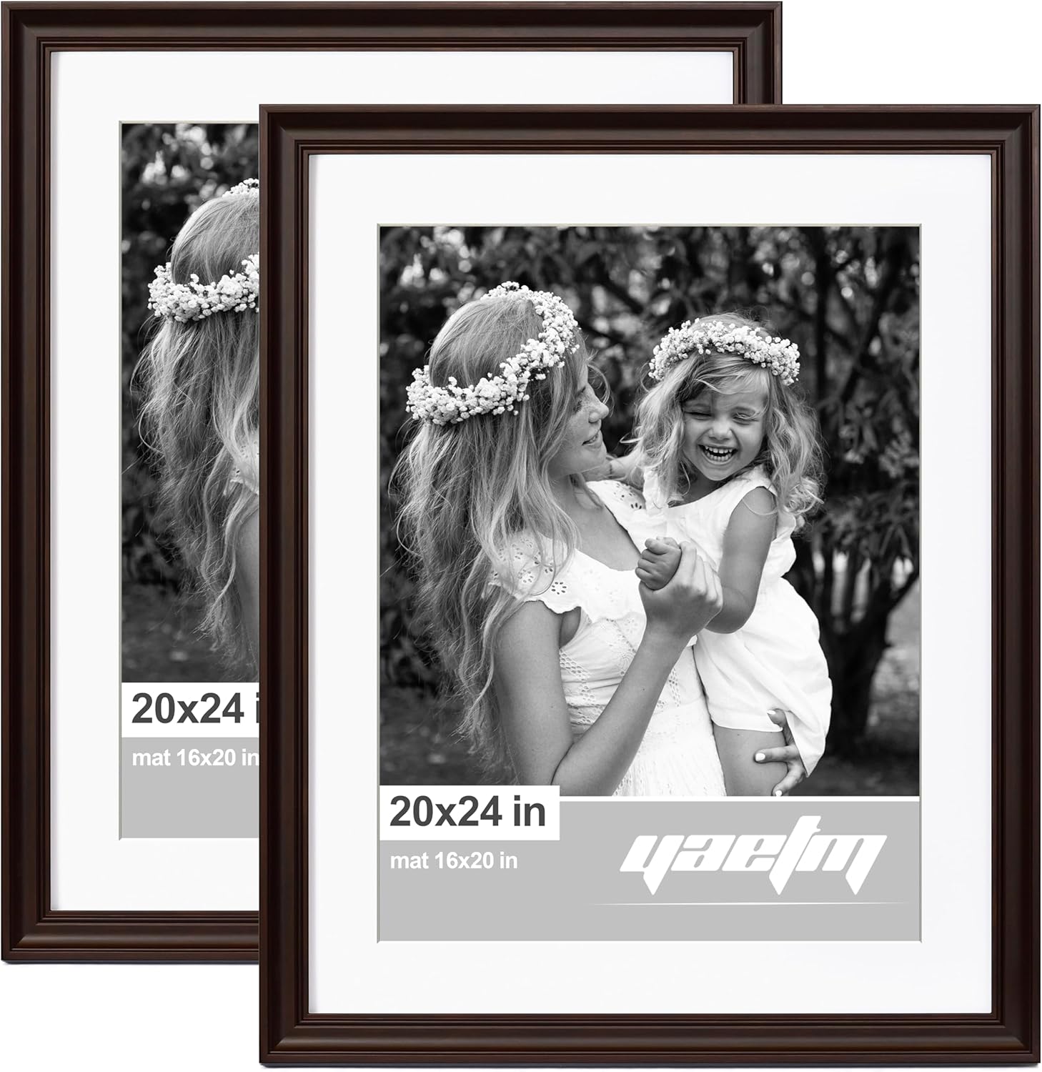 Yaetm 20x24 Picture Frame Set of 2 for Wall Gallery Display