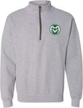 UGP Campus Apparel Quarter Zip Sweatshirt - Team Color College Gear