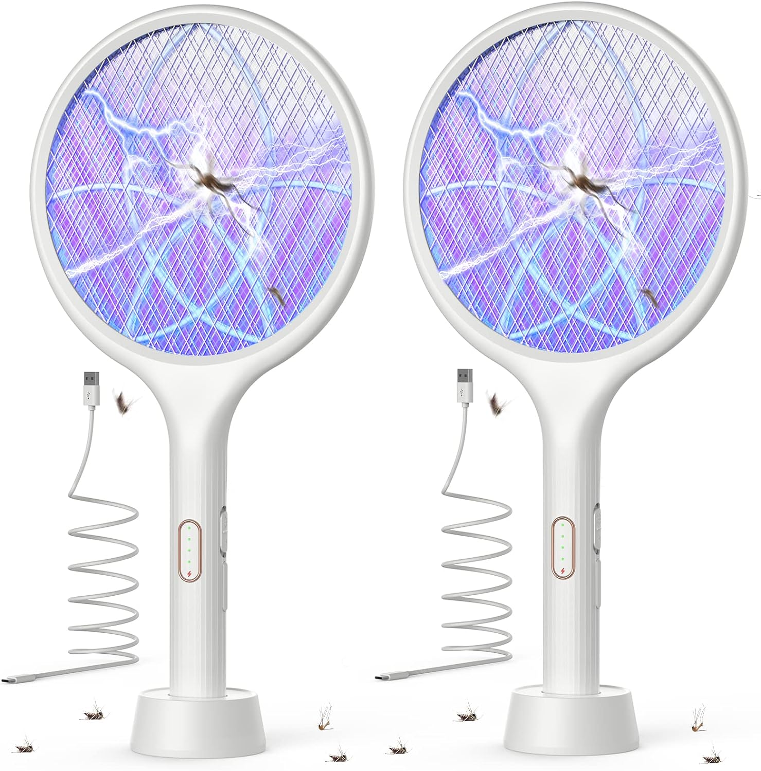 YISSVIC Electric Fly Swatter 4000V Bug Zapper for Home Use