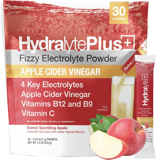 Apple Cider Hydration Packs - Sparkling Electrolyte Sticks