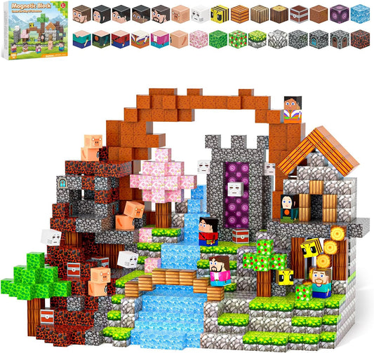 100PCS Magnetic Blocks for Kids - Creative Building Fun
