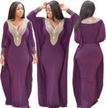 Kaftan Kaftans Black Beaded Caftan Dress - Elegant Bodycon Fit