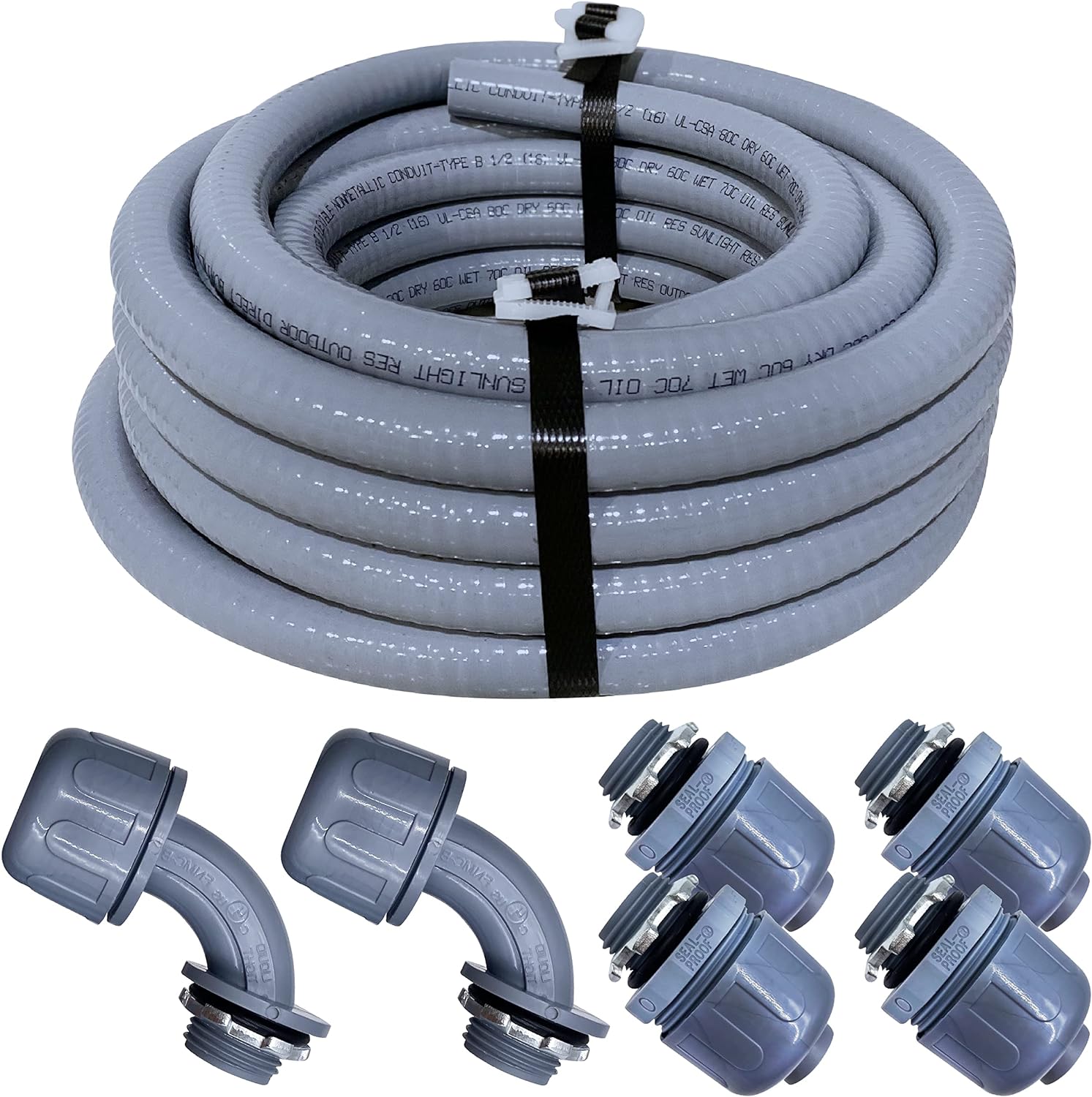 Sealproof 3/4-Inch Non-metallic Liquid-Tight Conduit Kit Review