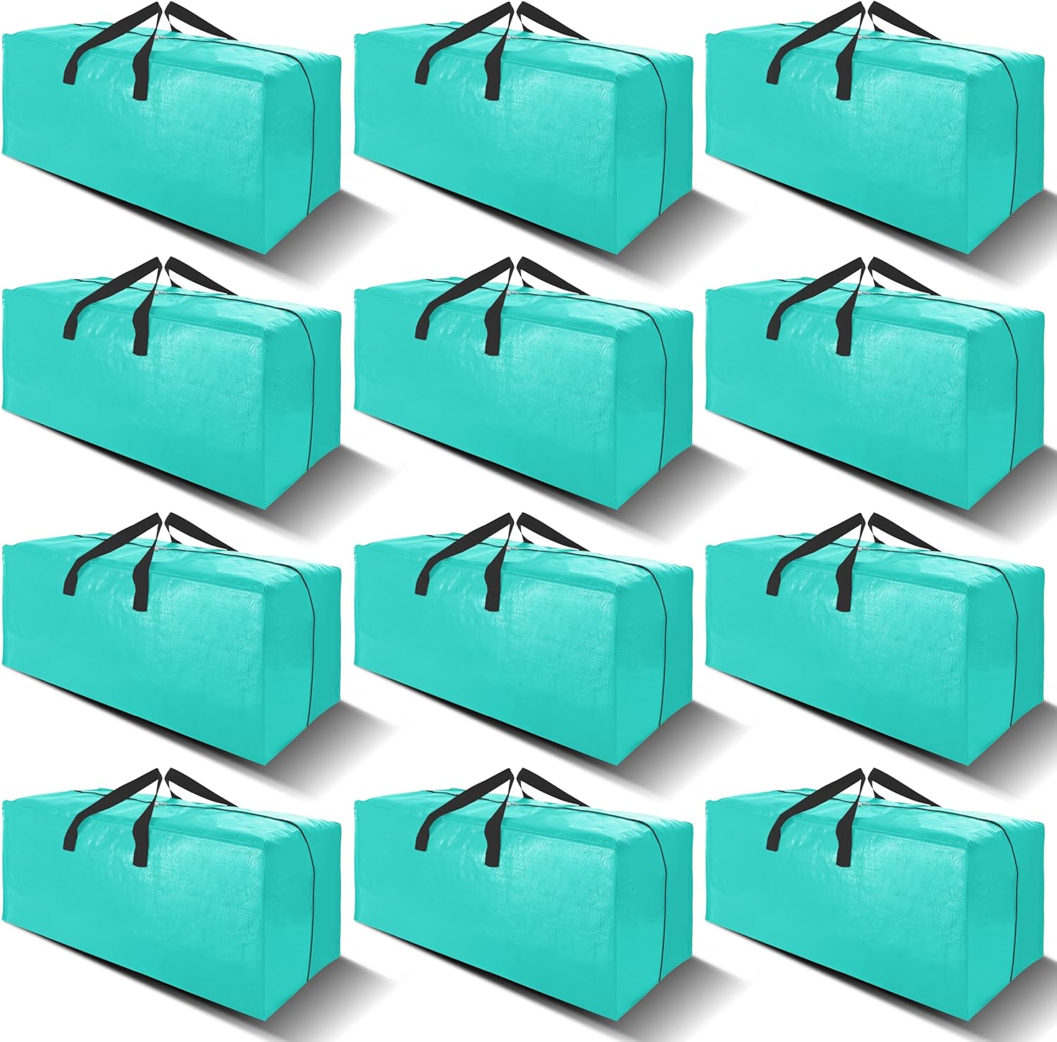 VELVETSURE Heavy Duty Large Moving Bags 12 Pack for Storage