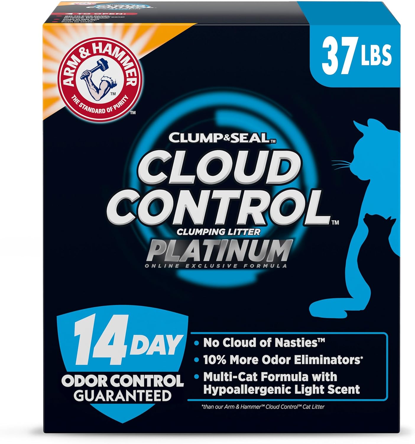 Ultimate Odor Control: ARM & HAMMER Platinum Cat Litter