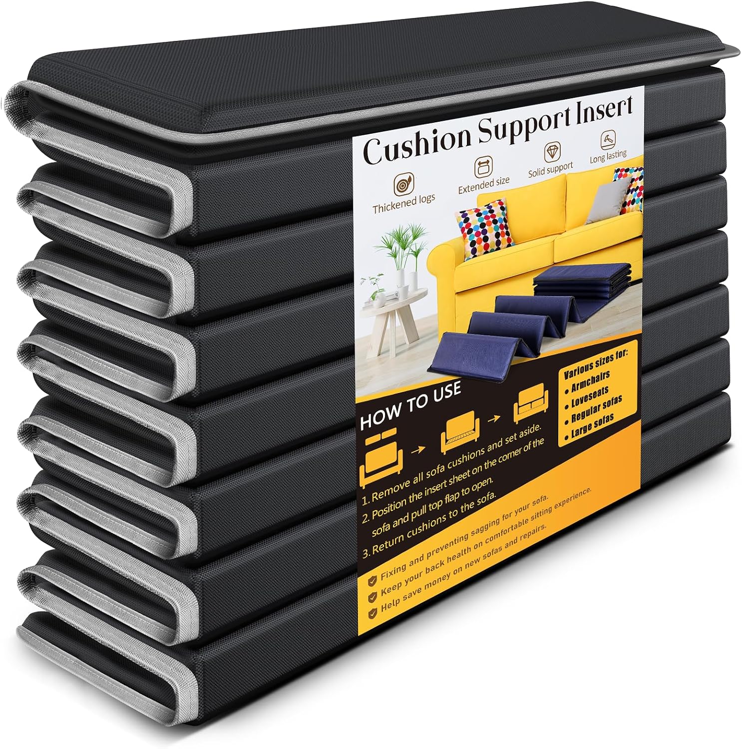 LAVEVE Heavy Duty Couch Cushion Support for Sagging Seats