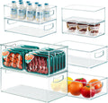 Freezer Organizer Bins Clear Stackable Storage Bins - Extra Large Set