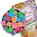 Sour Gummy Cubes Candy - 3 Pound Chewy Gummies with Tangy Twist