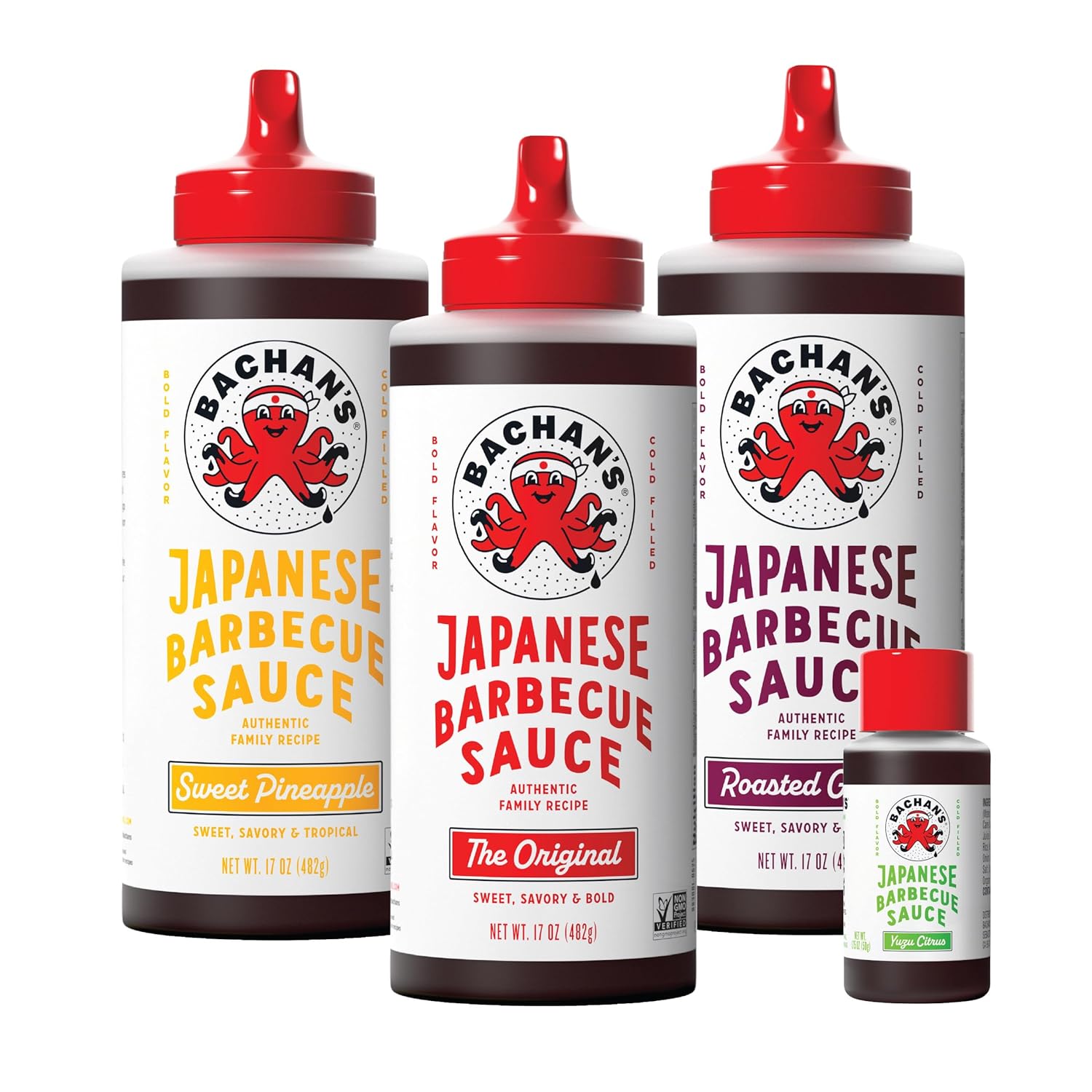 Bachan's Japanese Barbecue Sauce 4 Pack - Authentic Flavor