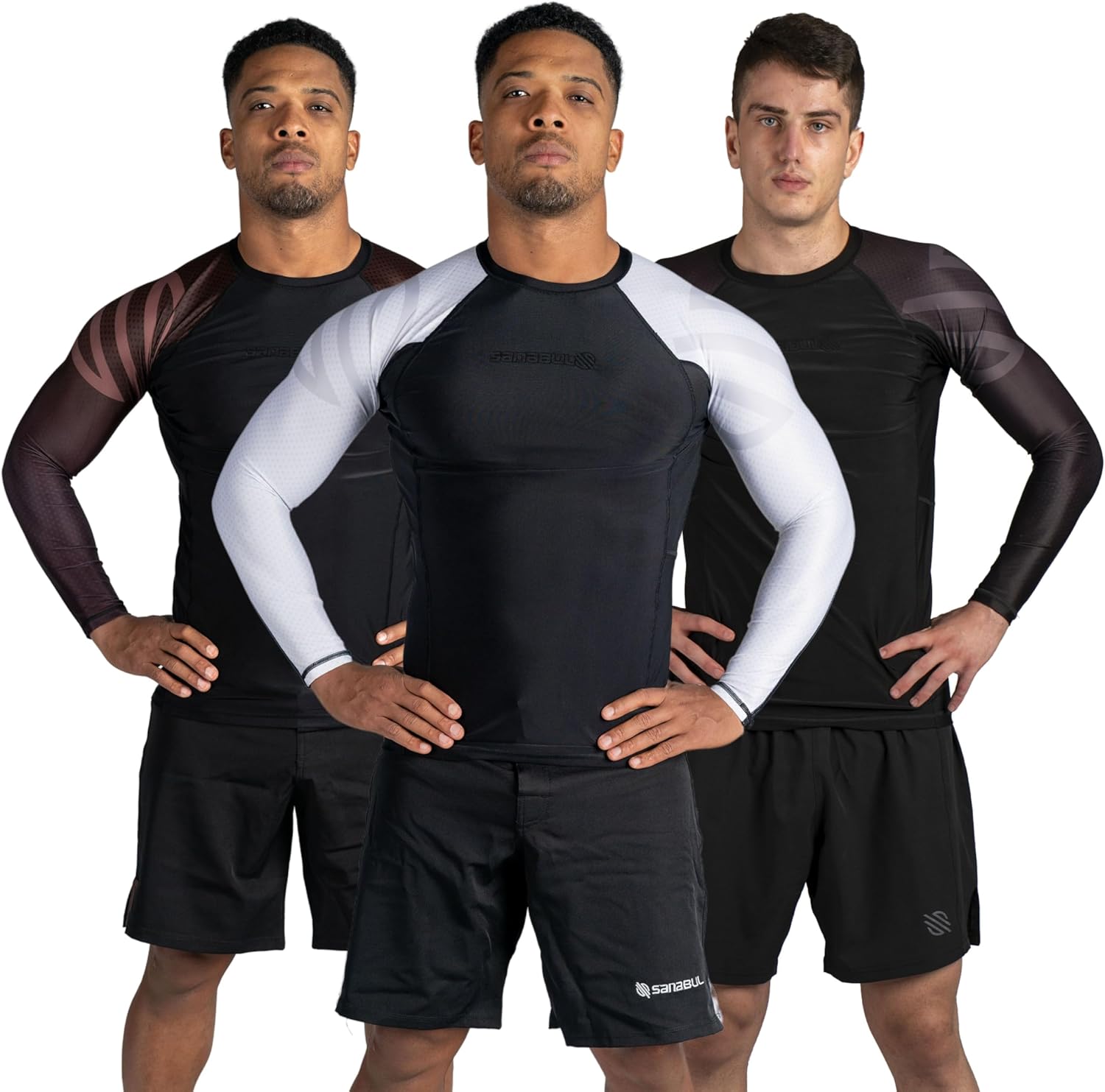 Sanabul Essential Long Sleeve Compression Rash Guard for MMA