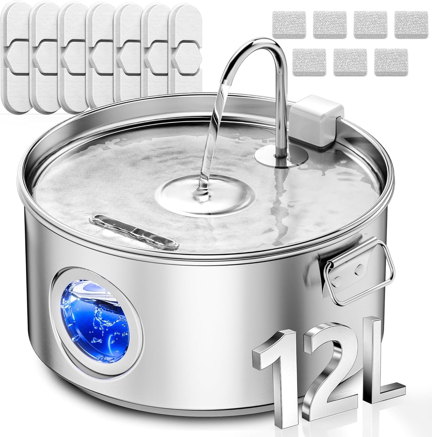 Dog Water Fountain for Large Dogs with 3.2Gal Capacity