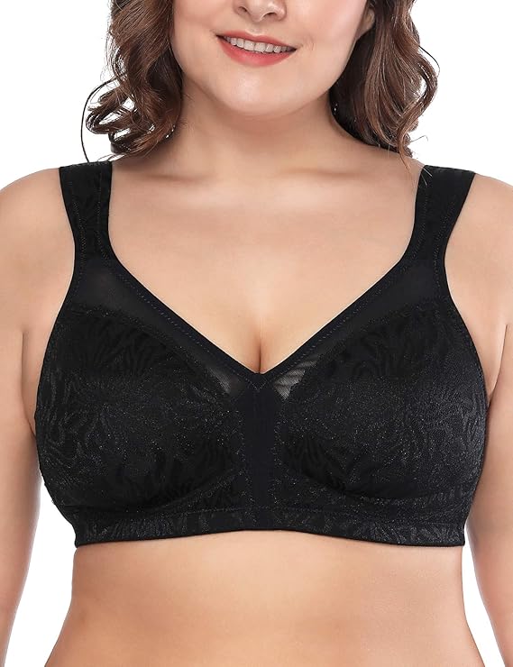 Deyllo Women's Full Coverage Plus Size Comfort Minimizer Bra Review