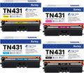 TN-431 4-Color Toner Cartridge Set Compatible TN431 - Reliable High