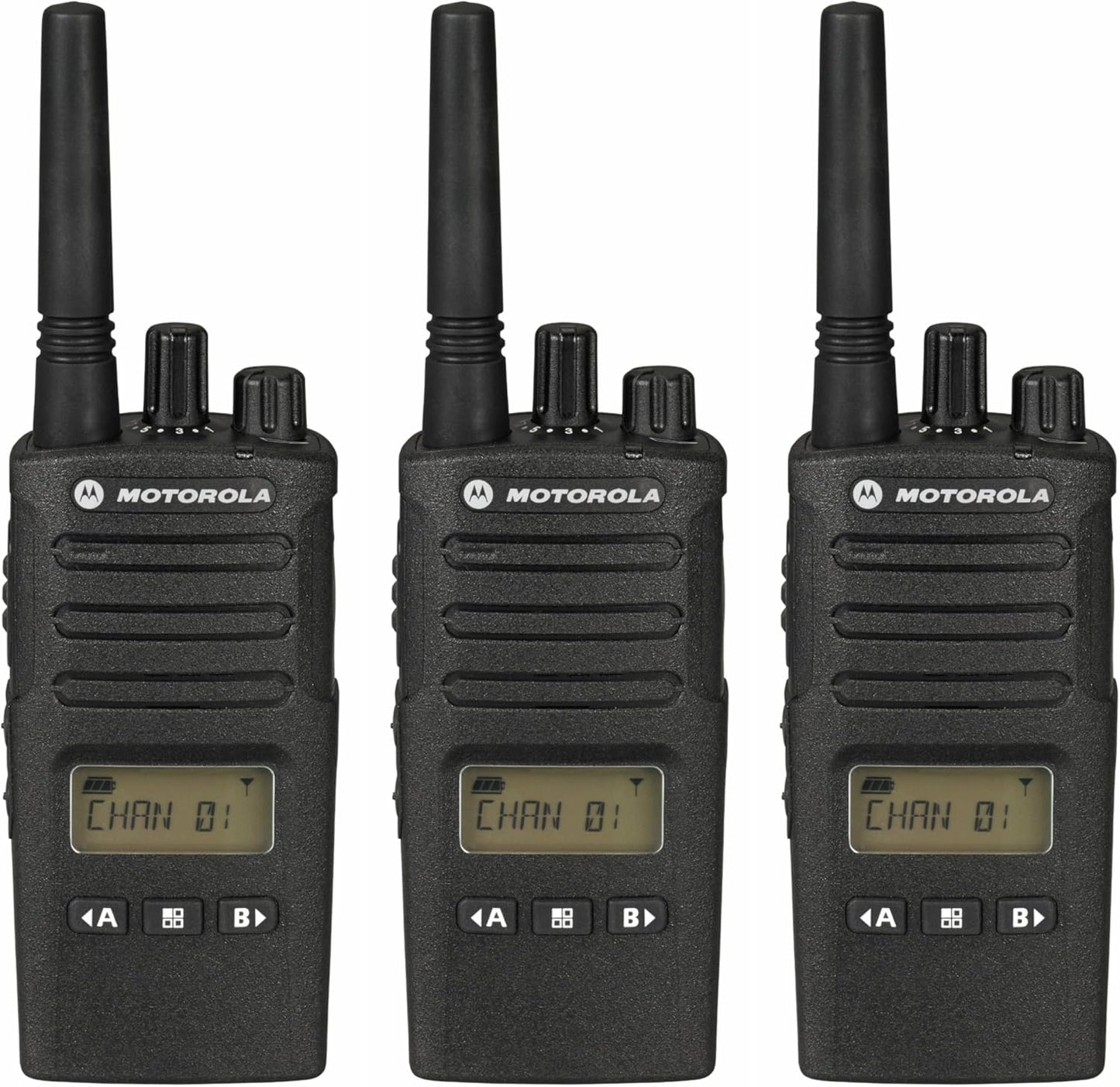 Motorola RMU2080D Two-Way Radio 3-Pack with Digital Display