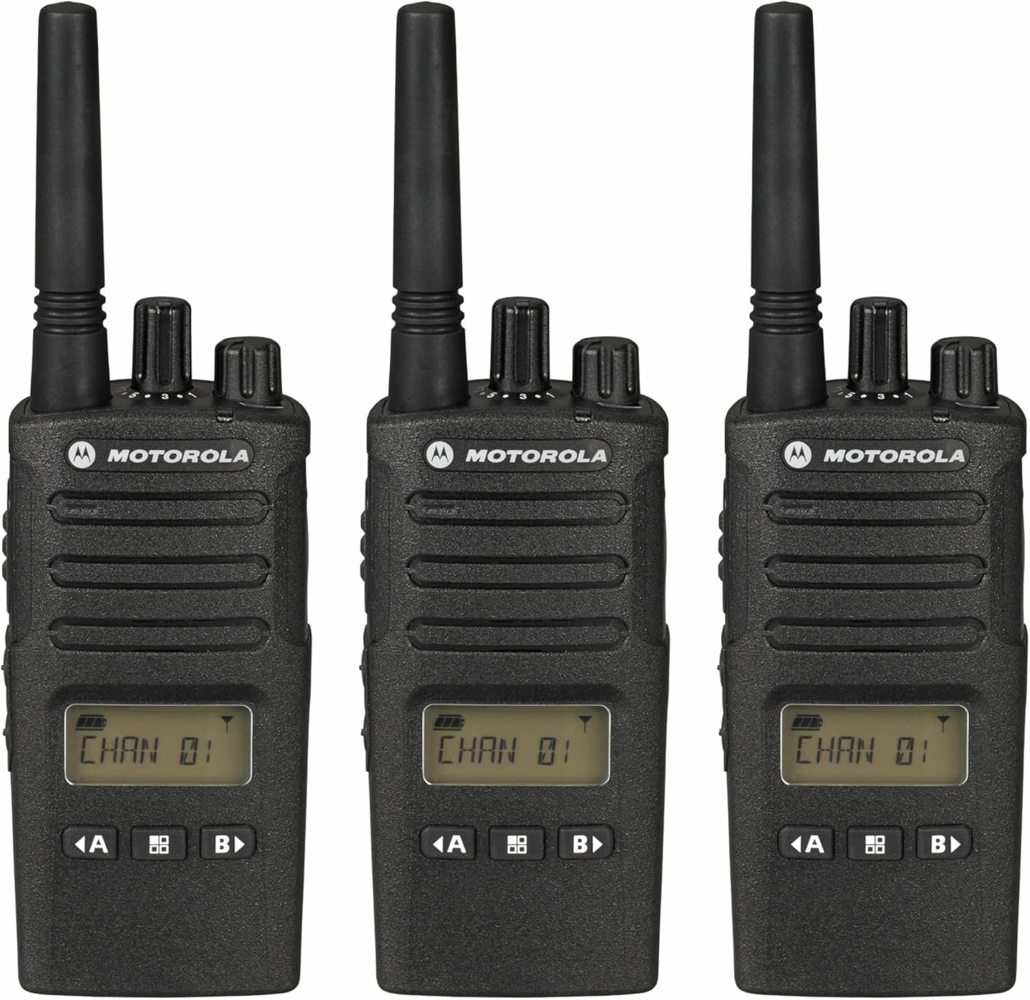 Motorola RMU2080D Two-Way Radio 3-Pack with Digital Display