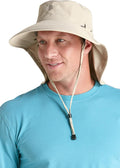 Sun Hat with Fold-Away Neck Drape & Clip-On Face Drape - UPF50+ Stevie