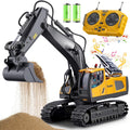 Remote Control Excavator Toys 11 Channel RC Digger - Realistic Play