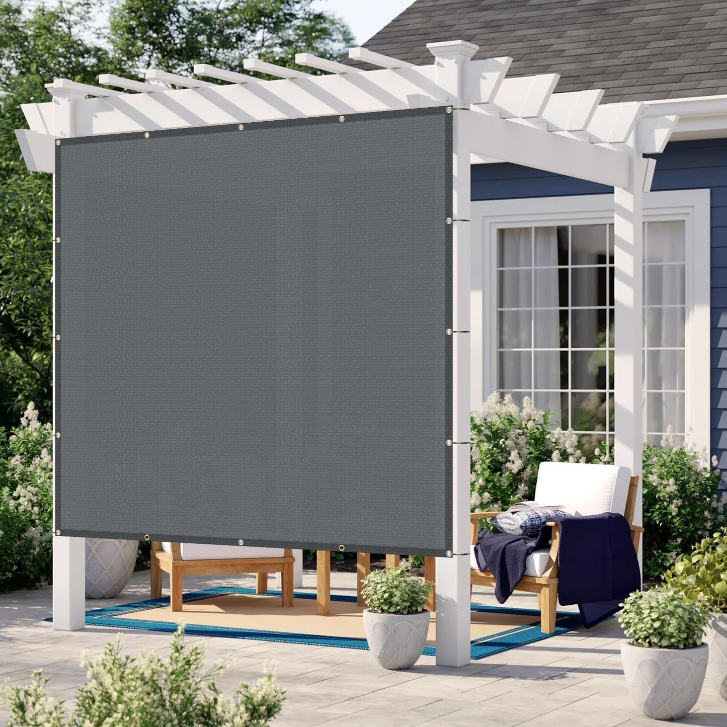 3x8 FT Sun Shade Cloth for Patio with 95% UV Protection