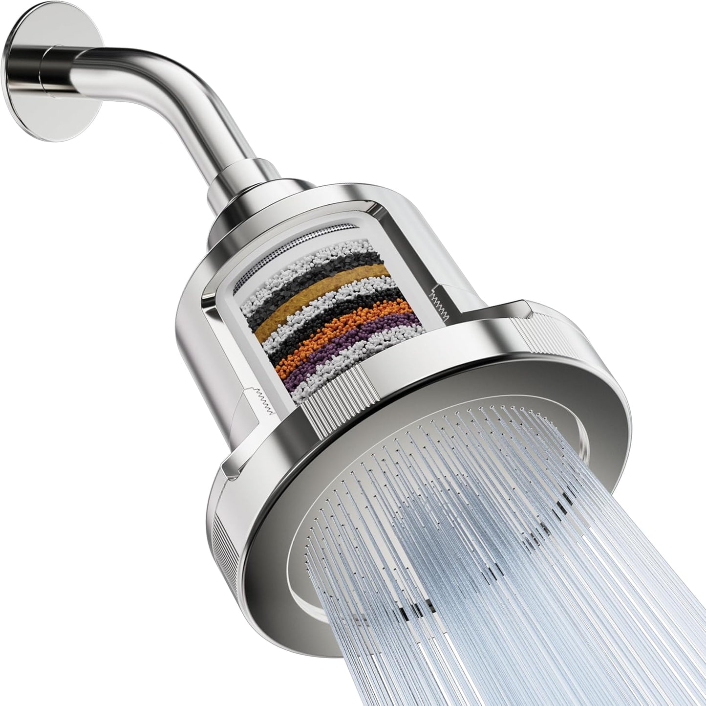 Mist Shower Filter Head for Hard Water Improves Skin and Hair