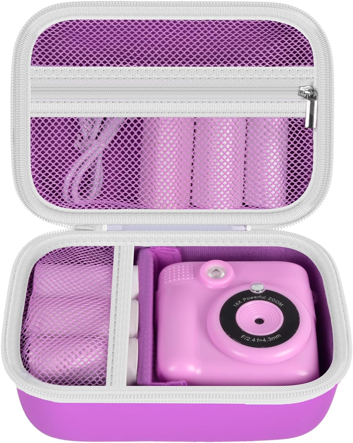 Protective Purple Case for Instant Print Cameras - Againmore