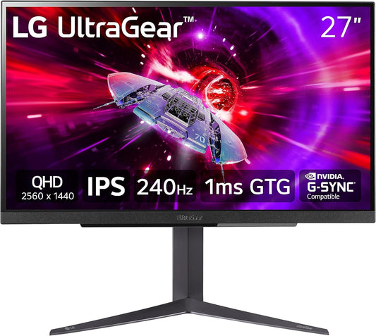 Immerse in Gaming Bliss: LG 27 QHD 240Hz Monitor