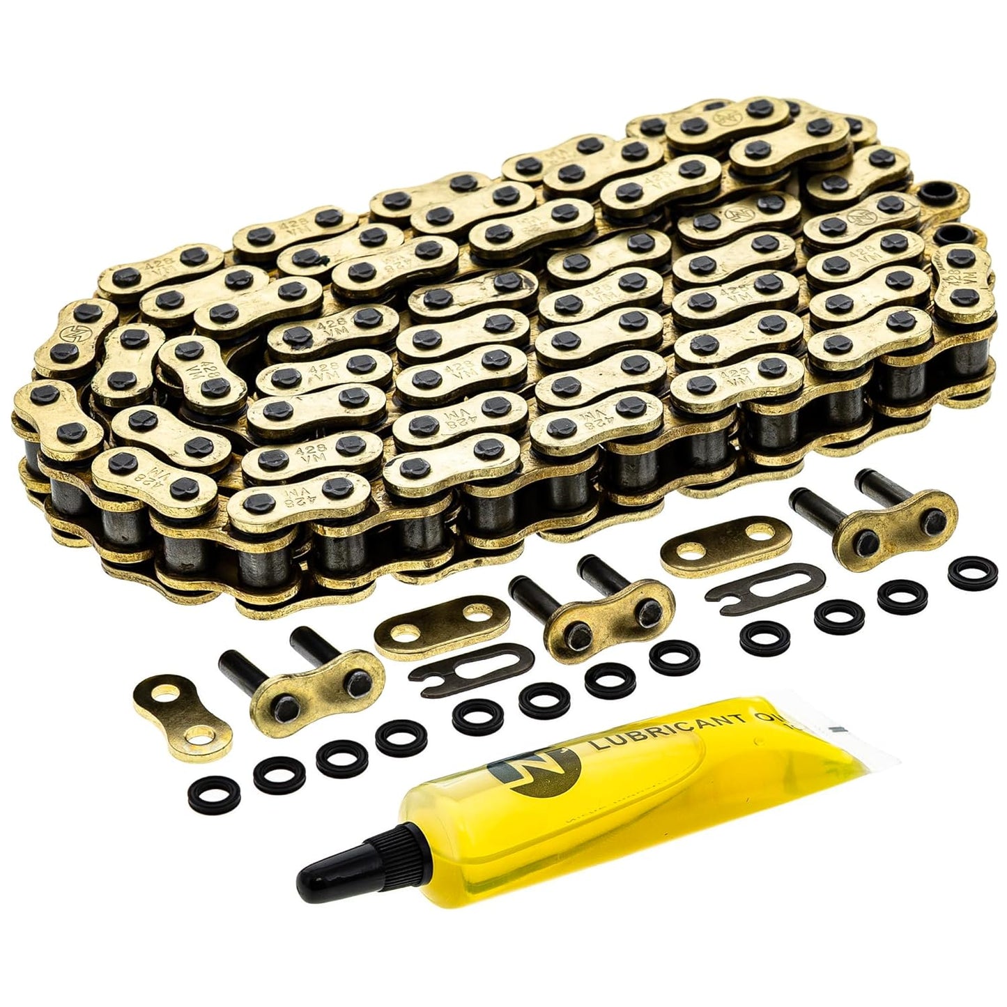 NICHE Gold 428 X-Ring Chain 98 Links for Ultimate Performance
