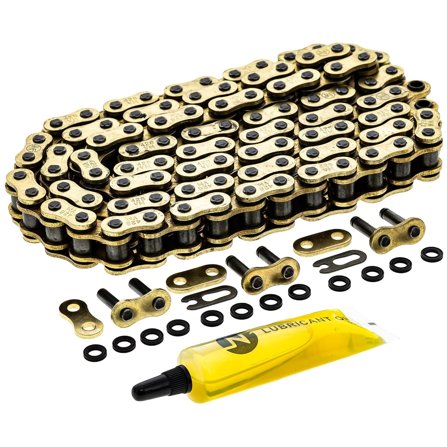 NICHE Gold 428 X-Ring Chain 98 Links for Ultimate Performance