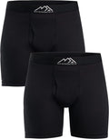 Merino Wool Underwear Mens Boxer Briefs - Soft, Temperature Regulating