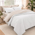 Coverlet Set King Size - Lightweight Quilted Bedspread