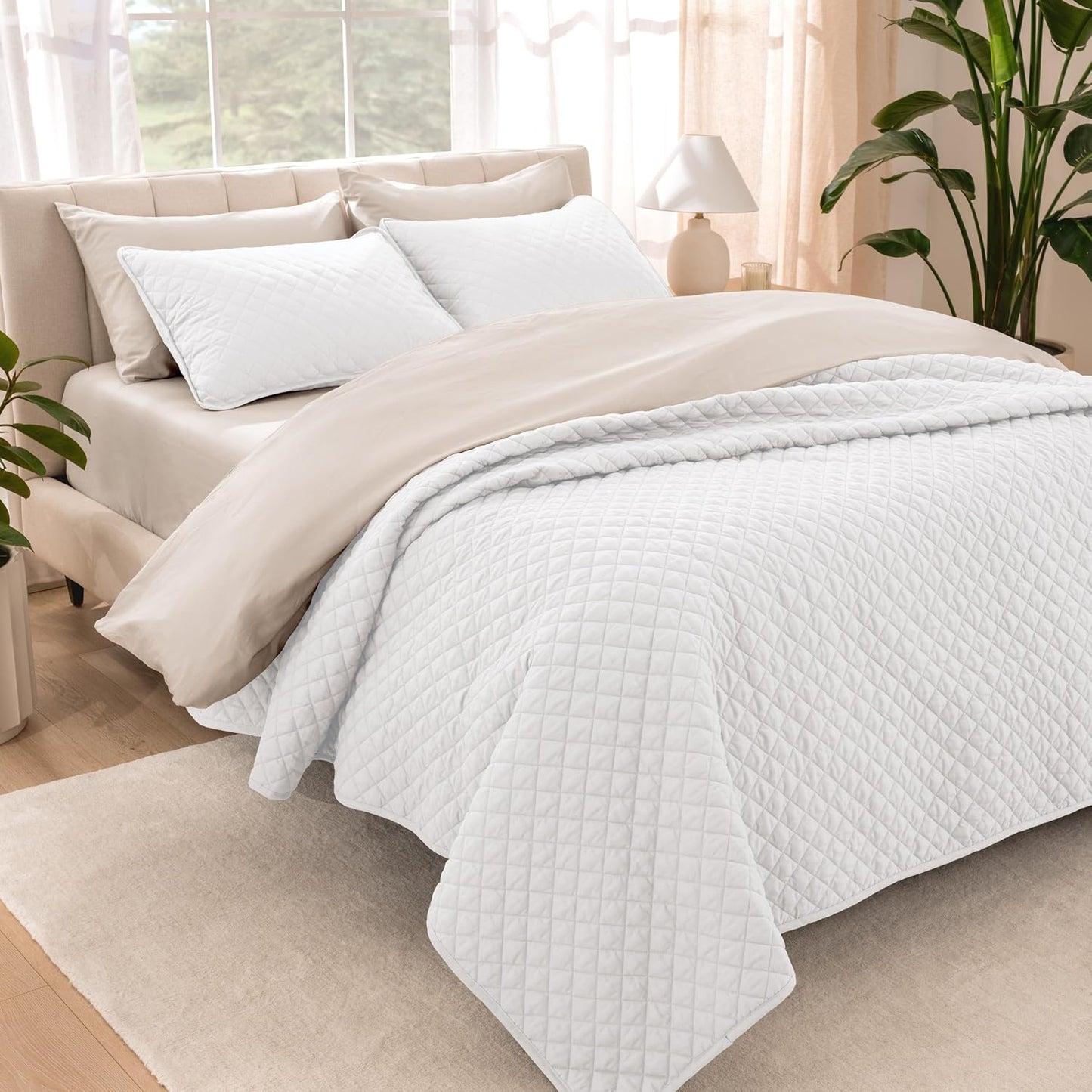 Bare Home King Size Coverlet Set - Lightweight Bed Decor