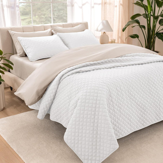 Bare Home King Size Coverlet Set - Lightweight Bed Decor