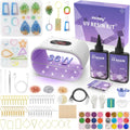 Resin Glue Jewelry Making Kit with Double-Sided UV Light - Complete