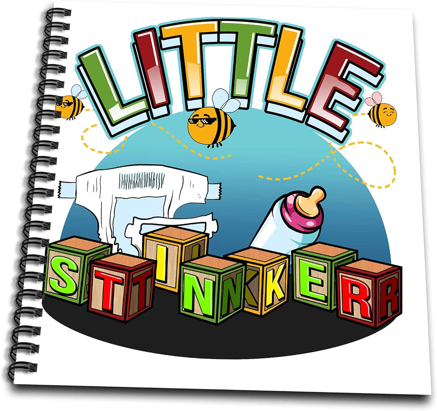 8x8 Drawing Book - Blocks Diaper Messes!