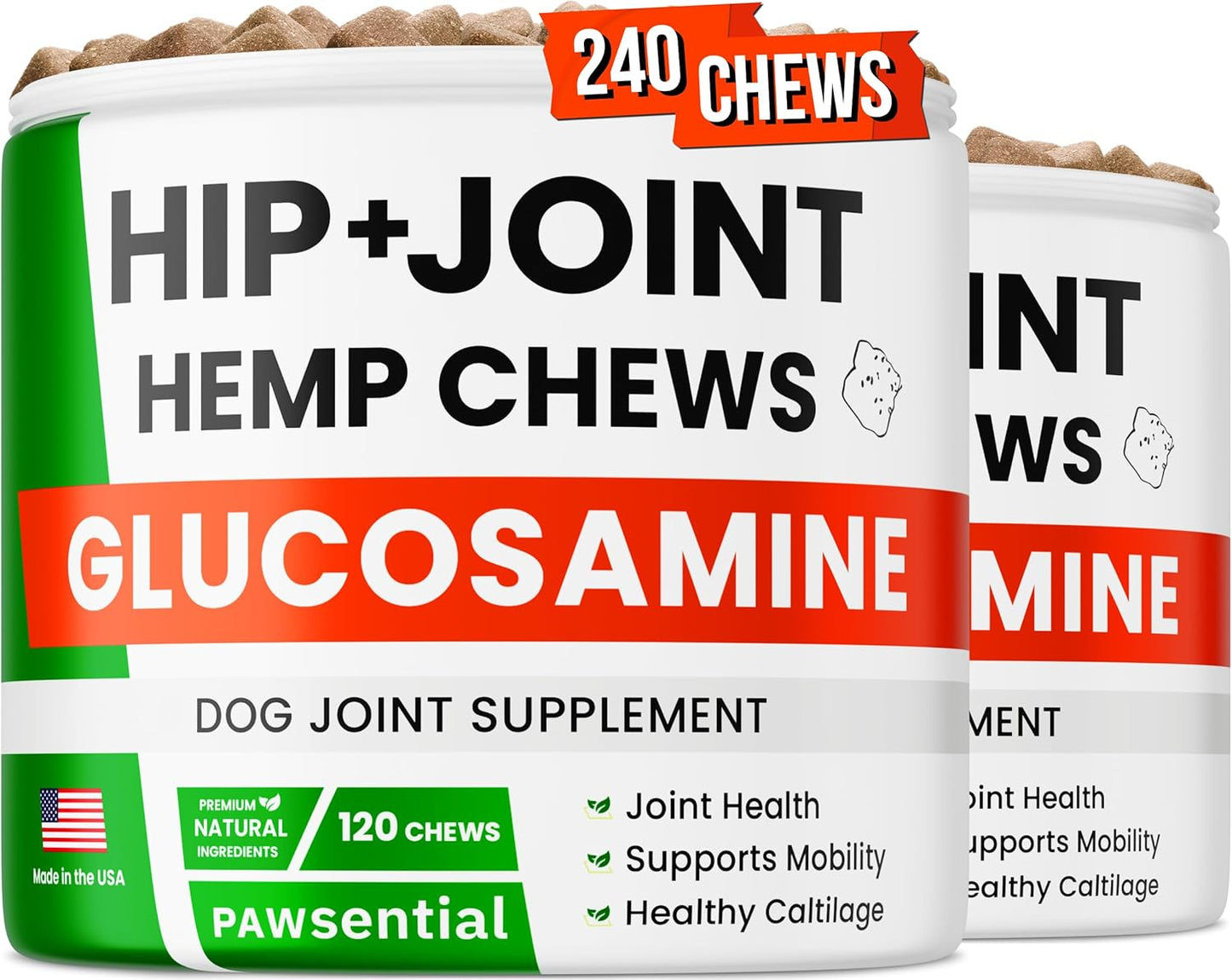 Advanced Hemp Hip & Joint Supplement for Dogs - Pain Relief