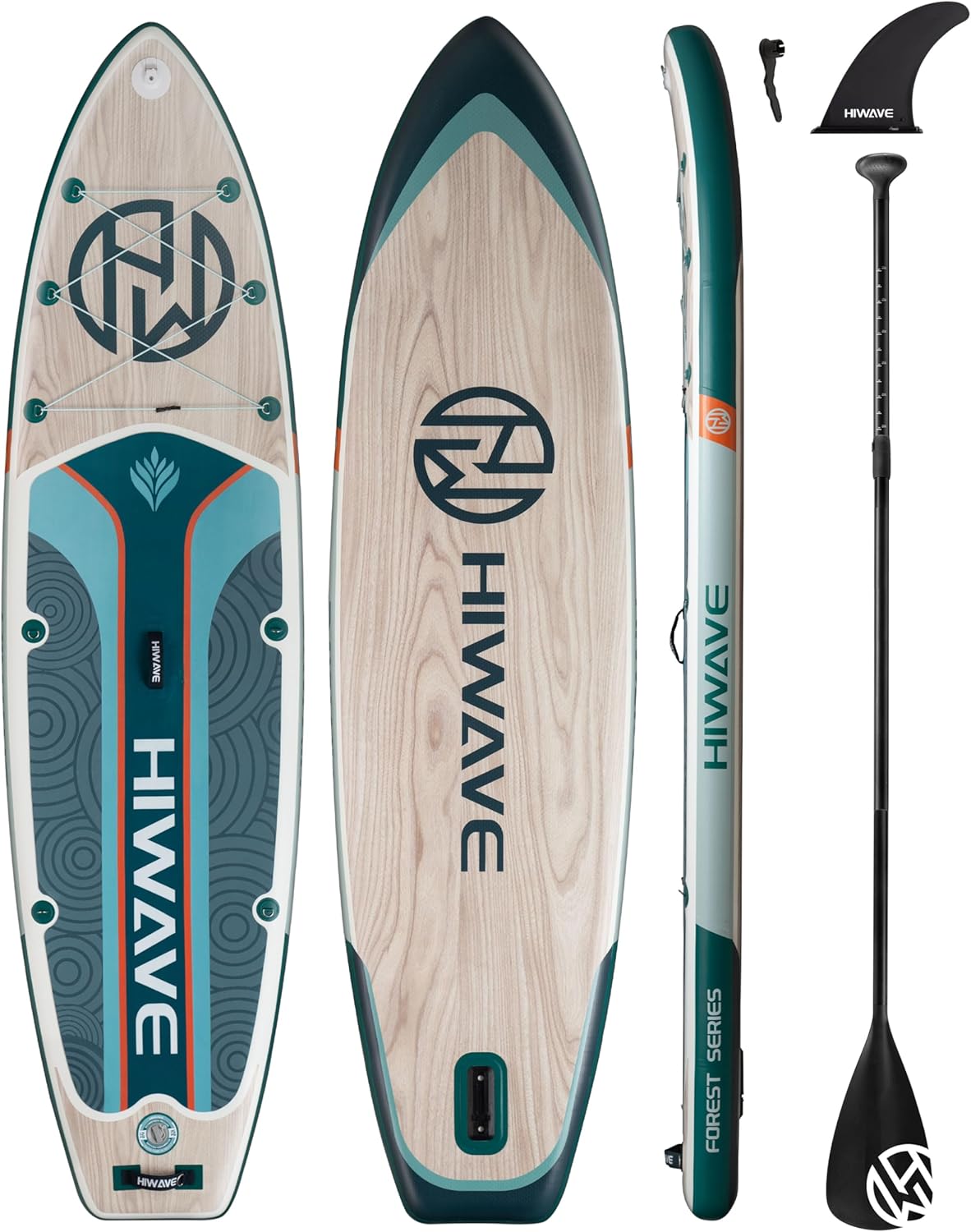 Inflatable Paddle Board 11ft x 34ft x 6ft for Sea and Lakes