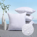 Outdoor Pillow Inserts Pack of 4 20x20 - Water-Resistant Patio Fillers