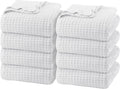 White Cotton Waffle Blanket by Utopia Bedding for All-Season Use