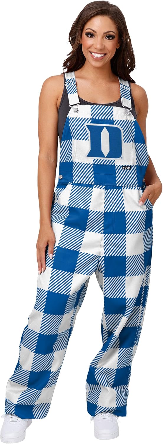 NCAA College Team Logo Bib Overalls for Women - Show Your Spirit